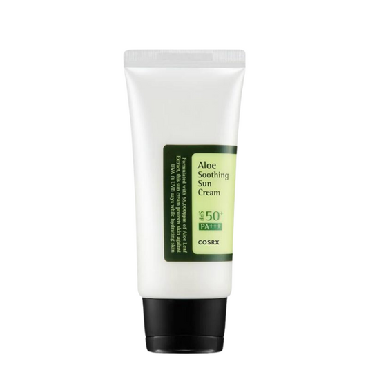 Best Korean Skincare SUN CREAM Aloe Soothing Sun Cream SPF50+/ PA+++ COSRX