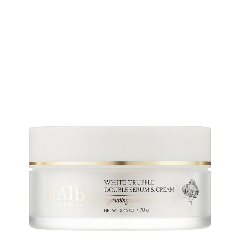 Best Korean Skincare CREAM White Truffle Double Serum & Cream d'Alba