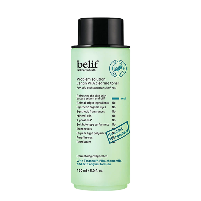 Problem Solution Vegan PHA Clearing Toner