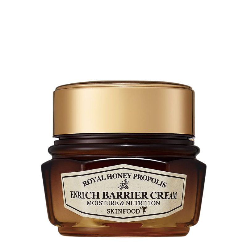 Best Korean Skincare CREAM Royal Honey Propolis Enrich Barrier Cream SKINFOOD