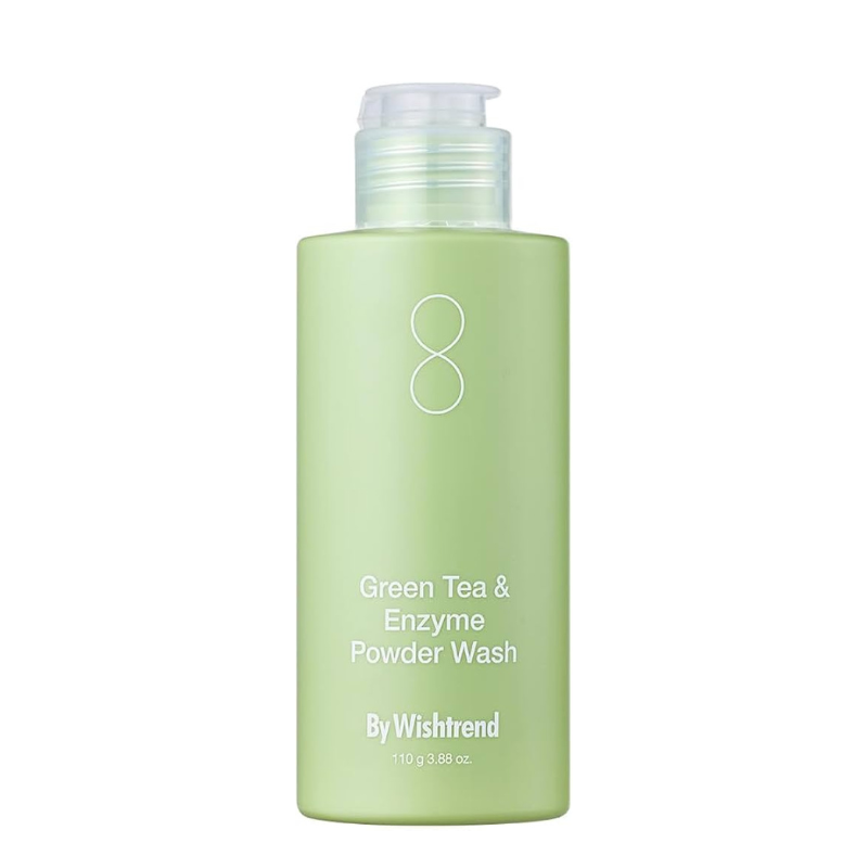 Best Korean Skincare CLEANSING POWDER Green Tea & Enzyme Powder Wash By Wishtrend