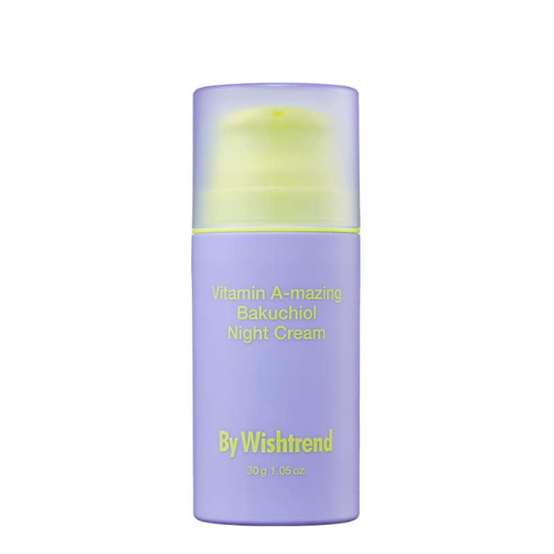 Best Korean Skincare CREAM Vitamin A-mazing Bakuchiol Night Cream By Wishtrend