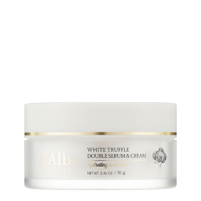 Best Korean Skincare CREAM White Truffle Double Serum & Cream d'Alba