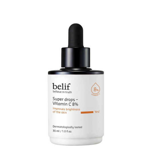 Best Korean Skincare AMPOULE Super Drops Vitamin C 8% belif
