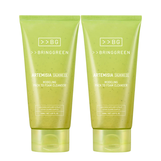 Artemisia Calming EX Pack to Foam Cleanser Value Set (120mlx2)