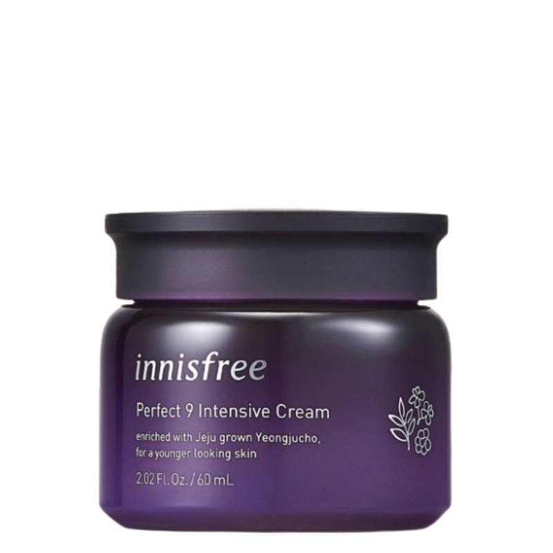 Best Korean Skincare CREAM Perfect 9 Intensive Cream innisfree