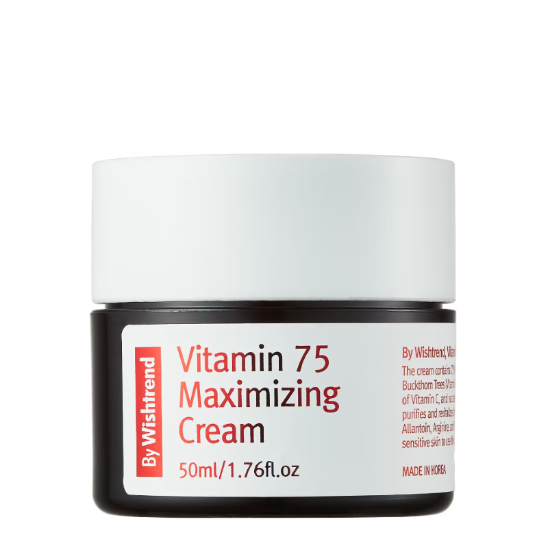 Best Korean Skincare CREAM Vitamin 75 maximizing cream By Wishtrend