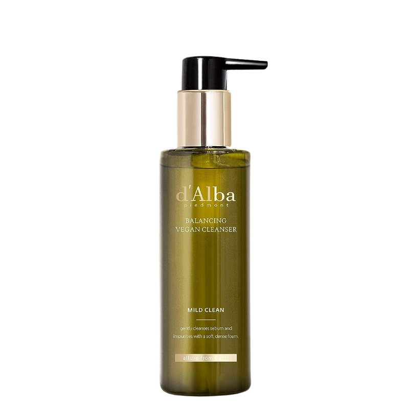 Best Korean Skincare CLEANSING GEL Mild Skin Balancing Vegan Cleanser d'Alba