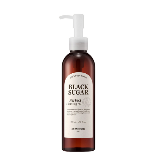 Best Korean Skincare CLEANSING OIL Black Sugar Perfect Cleansing Oil SKINFOOD