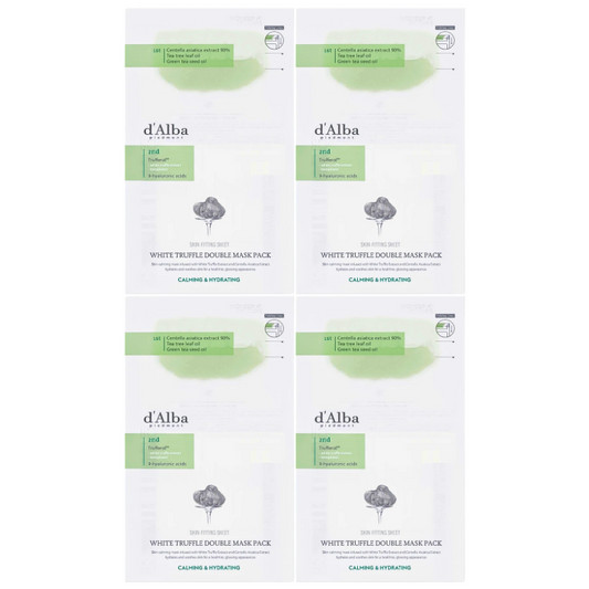 White Truffle Double Mask Pack Calming & Hydrating Set (4 masks)