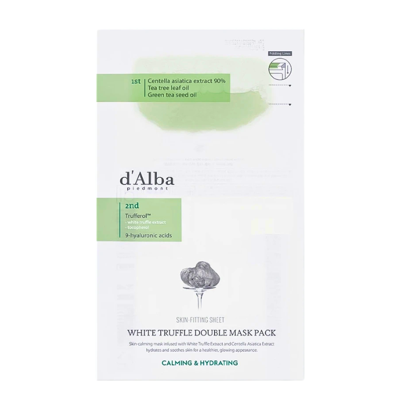 White Truffle Double Mask Pack Calming & Hydrating