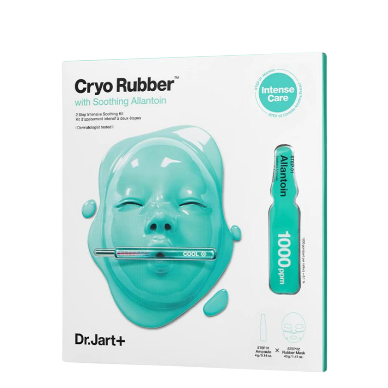 Best Korean Skincare SHEET MASK Cryo Rubber with Soothing Allantoin Dr.Jart+