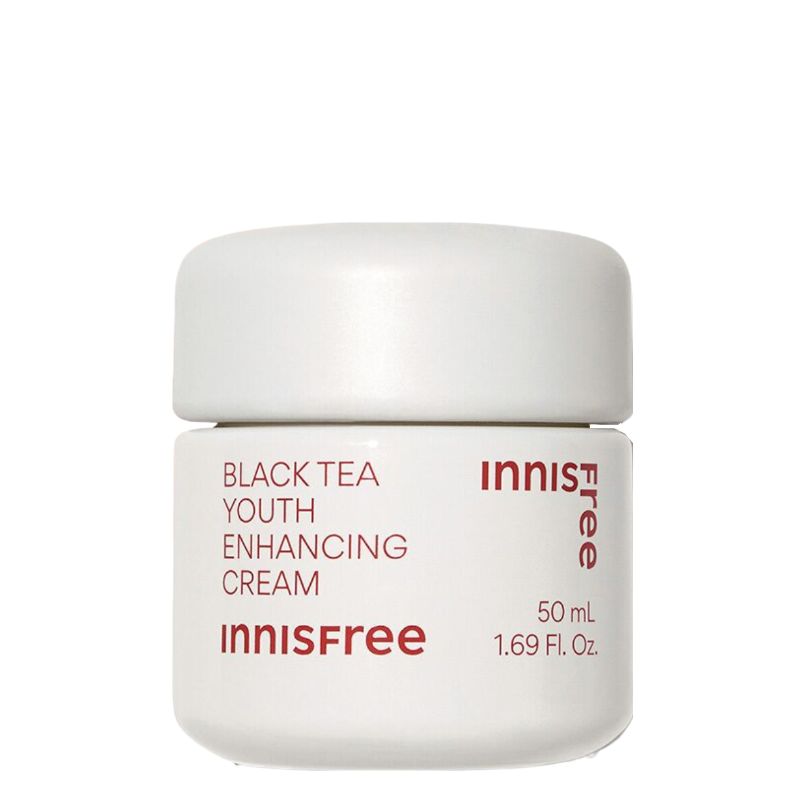 Best Korean Skincare CREAM Black Tea Youth Enhancing Cream innisfree