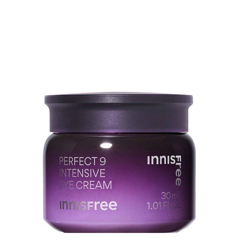 Best Korean Skincare EYE CREAM Perfect 9 Intensive Eye Cream innisfree