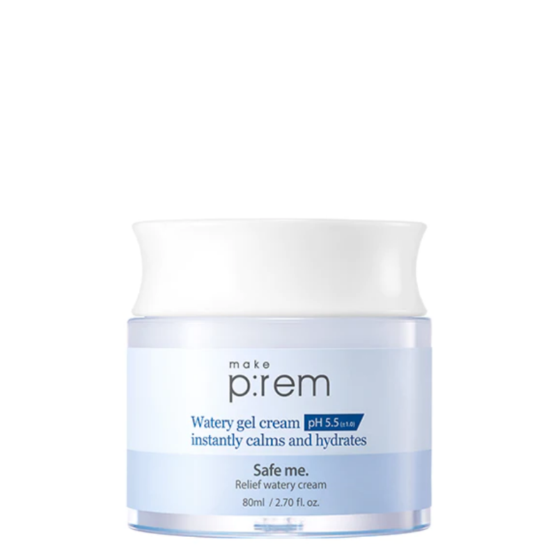 Best Korean Skincare CREAM Safe Me Relief Watery Cream make p:rem