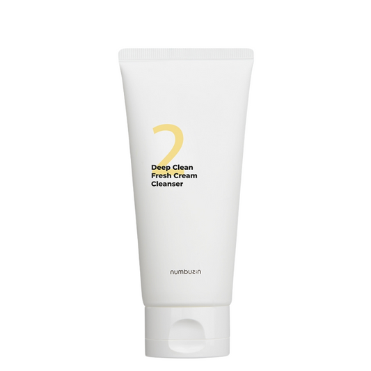Best Korean Skincare CLEANSING FOAM No.2 Deep Clean Fresh Cream Cleanser numbuzin