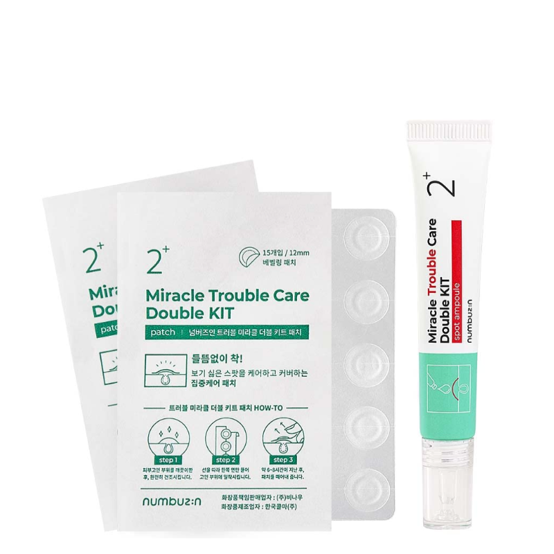 Best Korean Skincare AMPOULE No.2 Miracle Trouble Care Double KIT numbuzin