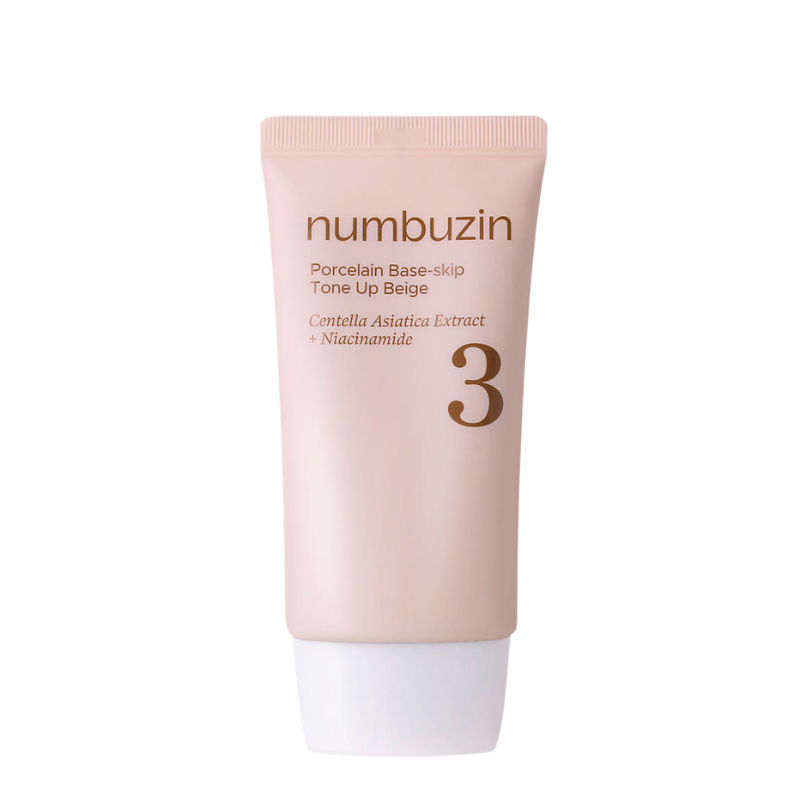 No.3 Porcelain Base-skip Tone Up Beige SPF50+ PA++++