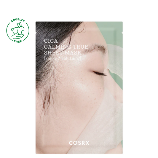 Best Korean Skincare SHEET MASK Pure Fit Cica Calming True Sheet Mask Set COSRX