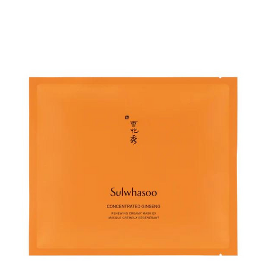 Best Korean Skincare SHEET MASK Concentrated Ginseng Renewing Creamy Mask EX (5 masks) Sulwhasoo