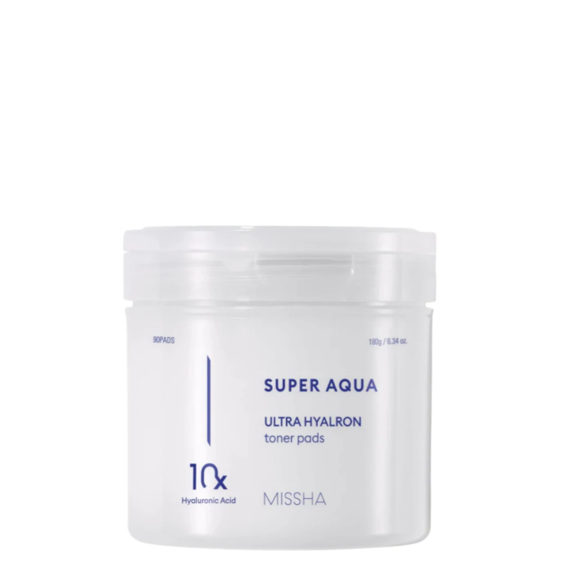 Best Korean Skincare TONER PAD Super Aqua Ultra Hyalron Toner Pads MISSHA