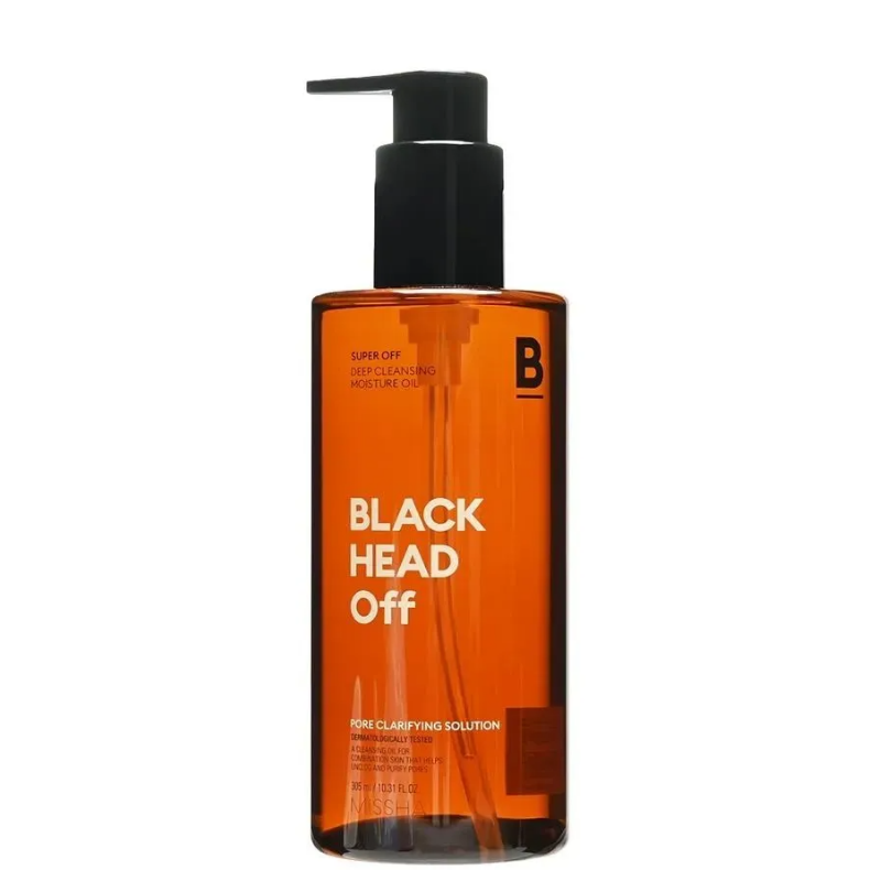 Best Korean Skincare CLEANSING OIL Super Off Cleansing Oil Black Head Off MISSHA