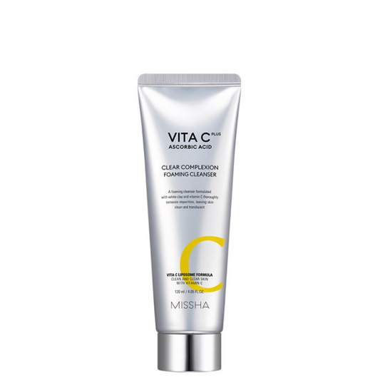 Best Korean Skincare CLEANSING FOAM Vita C Plus Clear Complexion Foaming Cleanser MISSHA