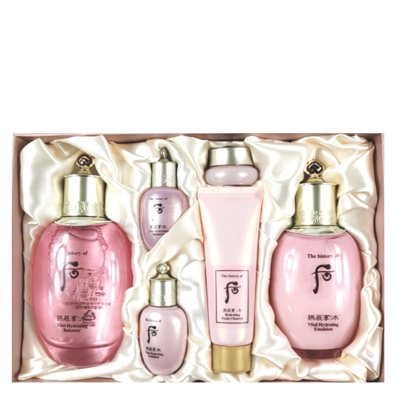 Best Korean Skincare SET Gongjinhyang Soo Vital Hydrating Special Duo Set The History of Whoo