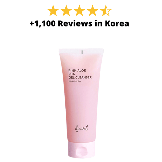 Best Korean Skincare CLEANSING GEL Pink Aloe PHA Gel Cleanser BJEWEL