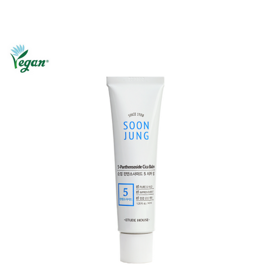 Best Korean Skincare CREAM Soonjung 5-Panthensoside™ Cica Balm ETUDE
