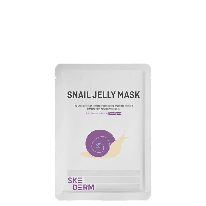 Best Korean Skincare SHEET MASK Snail Jelly Mask (10 masks) SKEDERM