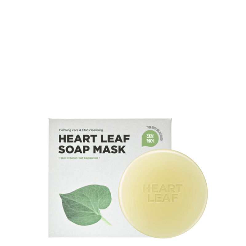 Best Korean Skincare CLEANSING BAR Zombie Beauty Heart Leaf Soap Mask SKIN1004