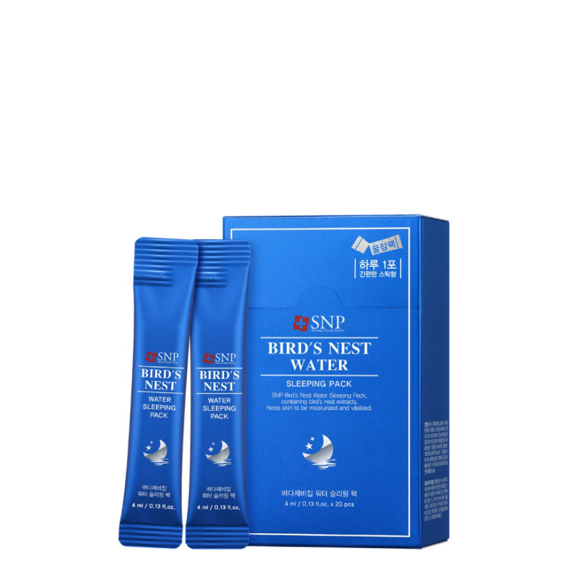 Best Korean Skincare SLEEPING MASK Bird's Nest Water Sleeping Pack (20 packs) SNP