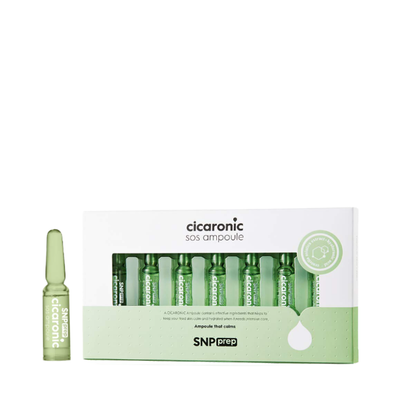 Best Korean Skincare AMPOULE Prep Cicaronic SoS Ampoule SNP