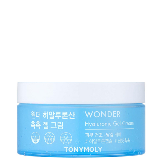 Best Korean Skincare CREAM Wonder Hyaluronic Acid Gel Cream (Expiry date: 2024.07) TONYMOLY