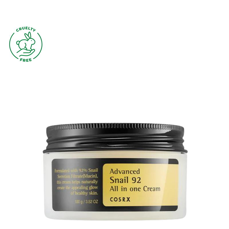 Best Korean Skincare CREAM Advanced Snail 92 All in one Cream COSRX